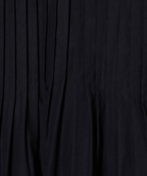 ユナイテッドアローズ♥コットンシルクタックワンピース ティアード ブラック UNITED ARROWS｜コットンシルク シルキータックワンピース