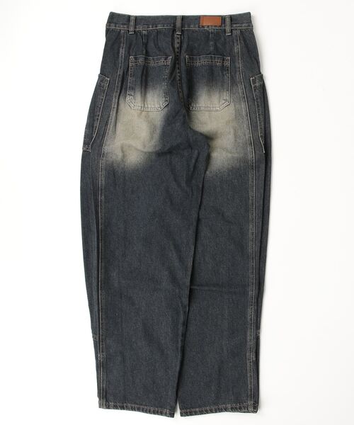 Vini（ヴィニ）の「【Vini】コンストラクションワイドデニムパンツ（デニムパンツ・メンズ・ブラック系その他/ブルー系その他・X-LARGE/LARGE/MEDIUM）」の6枚目の写真
