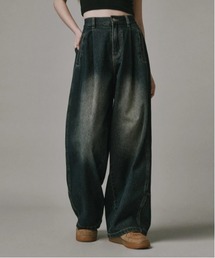 Vini | 【Vini】コンストラクションワイドデニムパンツ(デニムパンツ)