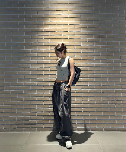 Vini（ヴィニ）の「【Vini】コンストラクションワイドデニムパンツ（デニムパンツ・メンズ・ブラック系その他/ブルー系その他・X-LARGE/LARGE/MEDIUM）」の19枚目の写真