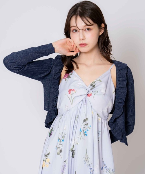 NOELA(ノエラ)の「【15周年】ボタニカルツイストキャミワンピース(ワンピース・レディース・ラベンダー/ネイビー/オフホワイト・S/M)」の18枚目の写真