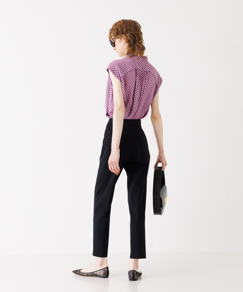 DESIGNWORKS（デザインワークス）の「カラードットネックプリーツブラウス（シャツ/ブラウス・レディース・ピンク系その他・38）」の7枚目の写真