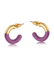 big metal london（ビッグメタルロンドン）の「アレルギー対応 ツートン ピアス SALOME TWO TONE ENAMELLED EARRINGS（ピアス（両耳用））」