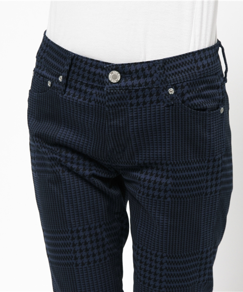 AZUL by moussy（アズールバイマウジー）の「グレンチェック柄起毛スキニー（その他パンツ・レディース・グレー系その他/ダークネイビー・MEDIUM/X-SMALL/LARGE/SMALL）」の6枚目の写真