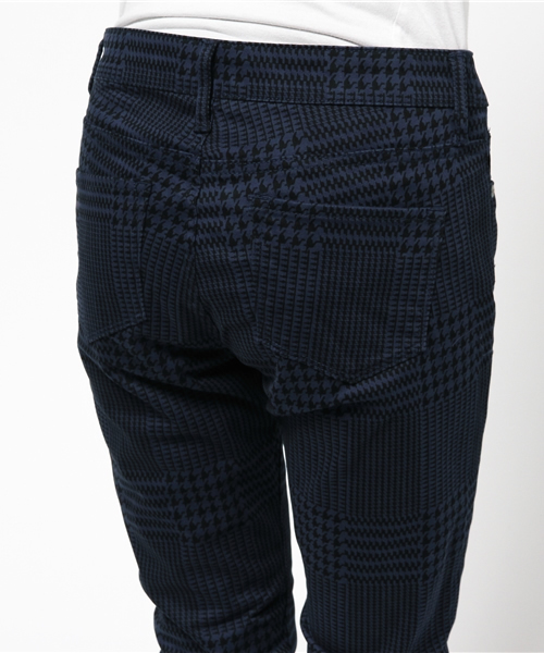 AZUL by moussy（アズールバイマウジー）の「グレンチェック柄起毛スキニー（その他パンツ・レディース・グレー系その他/ダークネイビー・MEDIUM/X-SMALL/LARGE/SMALL）」の7枚目の写真