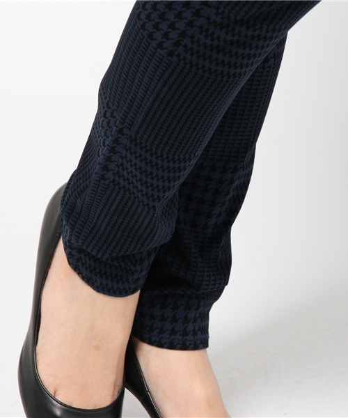 AZUL by moussy（アズールバイマウジー）の「グレンチェック柄起毛スキニー（その他パンツ・レディース・グレー系その他/ダークネイビー・MEDIUM/X-SMALL/LARGE/SMALL）」の9枚目の写真
