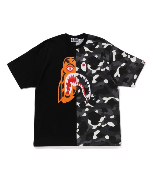 通販安心 BAPE カモフラージュシャークTシャツ 【公式通販】