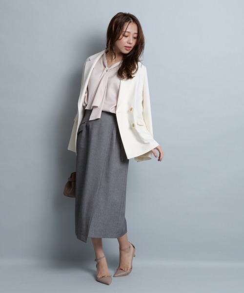 ラップデザインタイトスカート（スカート）｜JUSGLITTY（ジャス