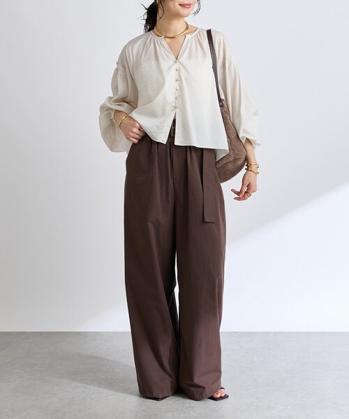 RIVE DROITE（リヴドロワ）の「【シーズンムード高まる】フェイクファーバケット2WAYバッグ（ハンドバッグ・レディース・ダークブラウン/キャメル・FREE）」の4枚目の写真