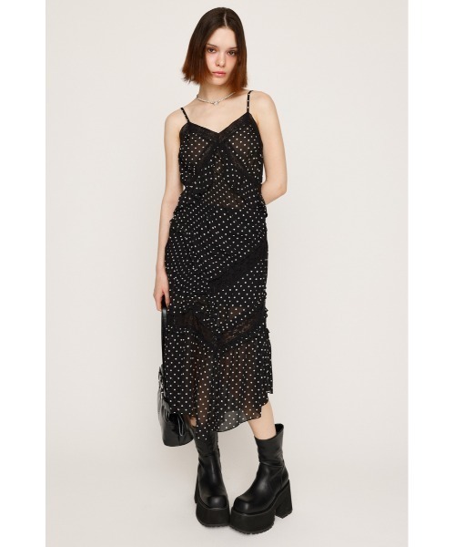 SLY SHEER SQUEEZE CAMI シアースクイーズキャミ BLK SHEER SQUEEZE CAMI TOPS シアー スクウィーズ キャミ トップス