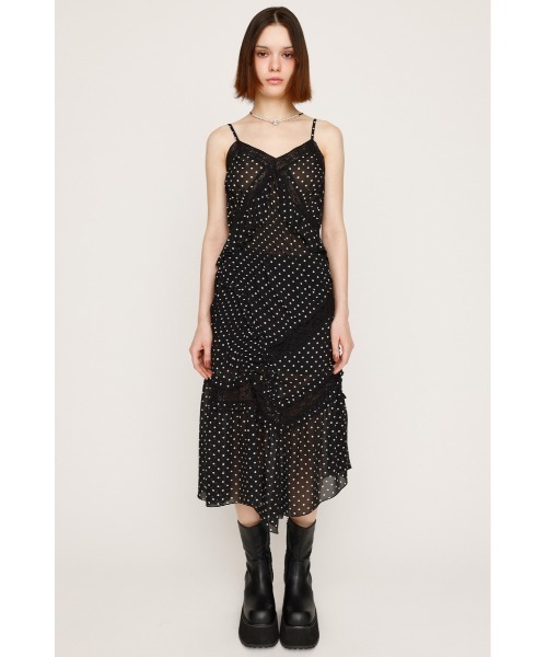 SLY（スライ）の「SHEER SQUEEZE CAMI DRESS シアー スクウィーズ