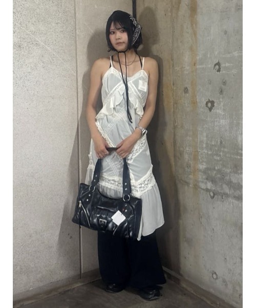 SLY（スライ）の「SHEER SQUEEZE CAMI DRESS シアー