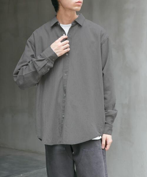 FORK&SPOON（フォークアンドスプーン）の「FORK&SPOON　デニムレギュラーカラーシャツ（シャツ/ブラウス・メンズ・ブルー/グレー・4/5）」の4枚目の写真