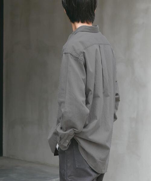 FORK&SPOON（フォークアンドスプーン）の「FORK&SPOON　デニムレギュラーカラーシャツ（シャツ/ブラウス・メンズ・ブルー/グレー・4/5）」の6枚目の写真