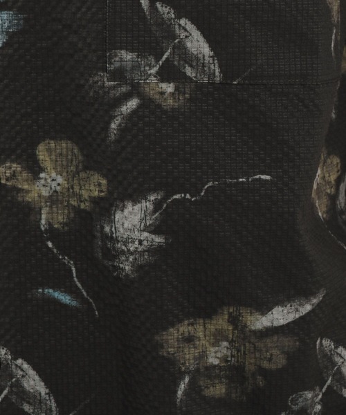 BAYFLOW(ベイフロー)の「【接触冷感】クールタッチ柄シャツ(シャツ/ブラウス・メンズ・ブラック/ネイビー・MEDIUM/LARGE)」の14枚目の写真