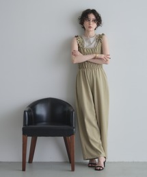 &. NOSTALGIA（アンドドットノスタルジア）の「【ZOZO限定】ツイルシャーリングサロペット（サロペット/オーバーオール）」