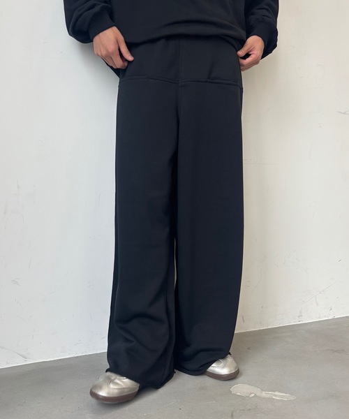 MandO（Auntie Rosa）（エムオー）の「スラッシュポケットリラックススウェットパンツ/セットアップ着用可（スウェットパンツ・メンズ・ブラック/ネイビー/グレー・SMALL/MEDIUM/LARGE）」の7枚目の写真