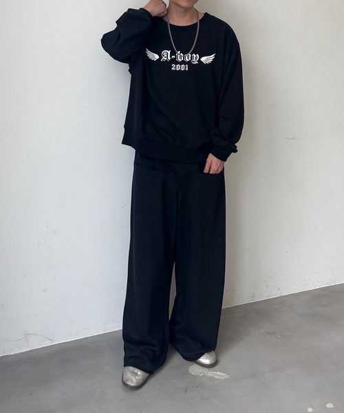 MandO（Auntie Rosa）（エムオー）の「スラッシュポケットリラックススウェットパンツ/セットアップ着用可（スウェットパンツ・メンズ・ブラック/ネイビー/グレー・SMALL/MEDIUM/LARGE）」の11枚目の写真