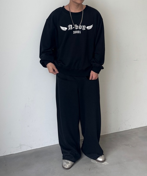 MandO（Auntie Rosa）（エムオー）の「スラッシュポケットリラックススウェットパンツ/セットアップ着用可（スウェットパンツ・メンズ・ブラック/ネイビー/グレー・SMALL/MEDIUM/LARGE）」の12枚目の写真