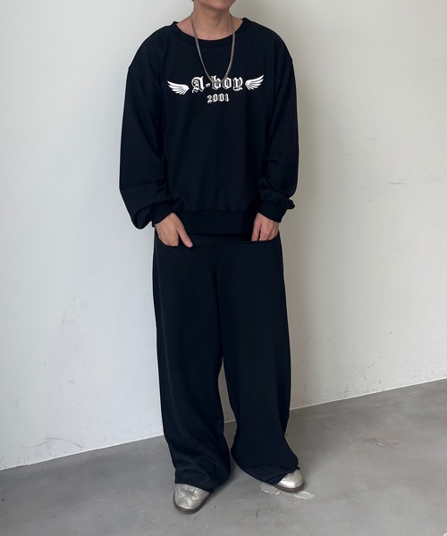 MandO（Auntie Rosa）（エムオー）の「スラッシュポケットリラックススウェットパンツ/セットアップ着用可（スウェットパンツ・メンズ・ブラック/ネイビー/グレー・SMALL/MEDIUM/LARGE）」の13枚目の写真