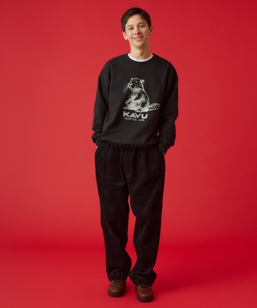 KAVU(カブー)の「KAVU/カブー Beaver Sweat/ビーバースウェット(スウェット・メンズ・ホワイト/グリーン/ゴールド/アッシュグレー/グレー/ブラック・MEDIUM/X-LARGE/LARGE)」の21枚目の写真