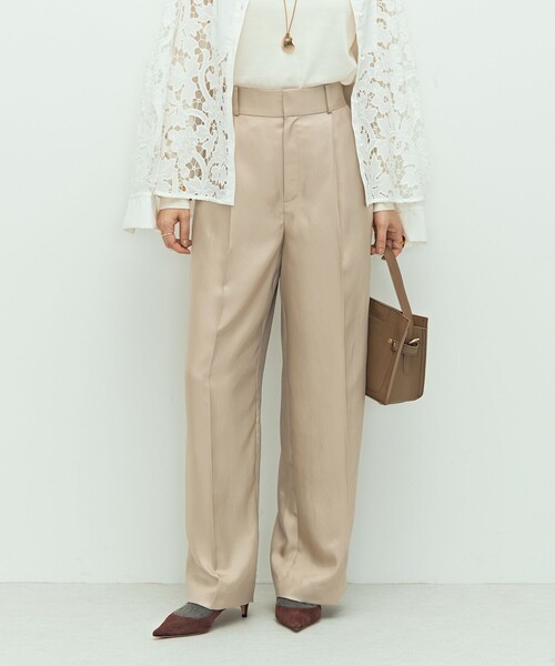 セール】ウォッシャブルサテンワイドパンツ（その他パンツ）｜NOLLEY'S