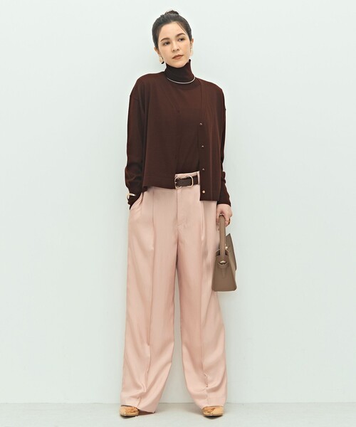セール】ウォッシャブルサテンワイドパンツ（その他パンツ）｜NOLLEY'S