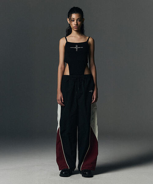 NOT4NERD(ノットフォーナード)の「NOT4NERD/ノットフォーナード/Colour Block Nylon Pants(その他パンツ・メンズ・ブラック/チャコールグレー・L/XL)」の8枚目の写真