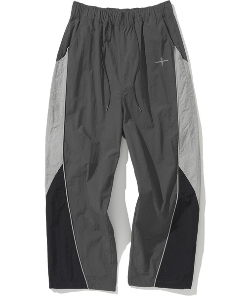 NOT4NERD(ノットフォーナード)の「NOT4NERD/ノットフォーナード/Colour Block Nylon Pants(その他パンツ・メンズ・ブラック/チャコールグレー・L/XL)」の1枚目の写真