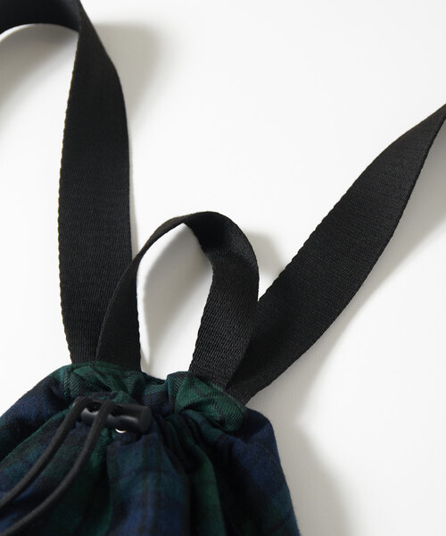 UMBRO(アンブロ)の「UMBRO/アンブロ SP Packable Flannel Mini Bag/別注 パッカブル フランネル ミニバッグ(バックパック/リュック・メンズ・ブラック/その他9/その他13/レッド・ONE SIZE)」の19枚目の写真