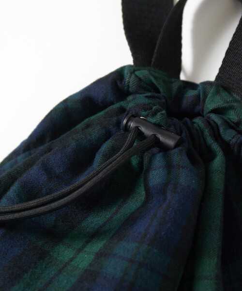 UMBRO(アンブロ)の「UMBRO/アンブロ SP Packable Flannel Mini Bag/別注 パッカブル フランネル ミニバッグ(バックパック/リュック・メンズ・ブラック/その他9/その他13/レッド・ONE SIZE)」の20枚目の写真