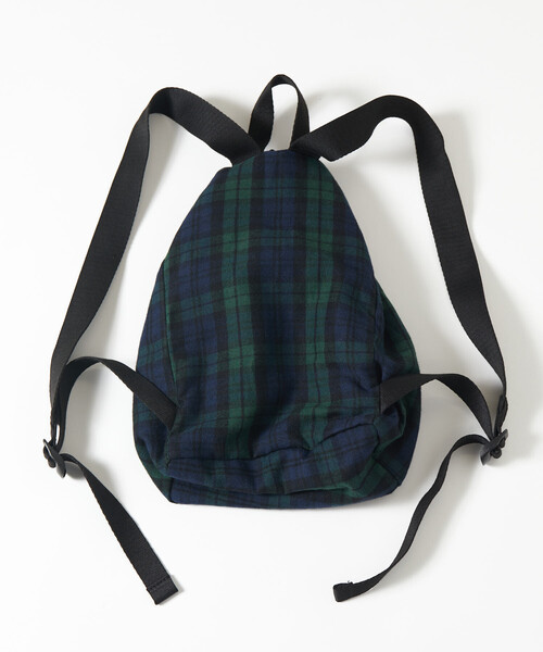 UMBRO(アンブロ)の「UMBRO/アンブロ SP Packable Flannel Mini Bag/別注 パッカブル フランネル ミニバッグ(バックパック/リュック・メンズ・ブラック/その他9/その他13/レッド・ONE SIZE)」の12枚目の写真