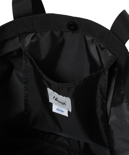 NANGA（ナンガ）の「ECOPAK UR TOTE BAG/エコパック UR トートバッグ（トートバッグ・メンズ・ブラック/オリーブ・FREE）」の13枚目の写真