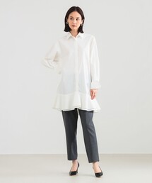 Demi-Luxe BEAMS | フリルヘム シャツ ワンピース(ワンピース)