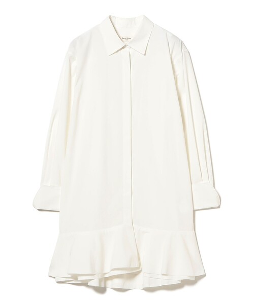 Demi-Luxe BEAMS（デミルクス ビームス）の「【1/15再値下げ】フリルヘム シャツ ワンピース（ワンピース・レディース・ブラック/オフホワイト・ONE SIZE）」の22枚目の写真