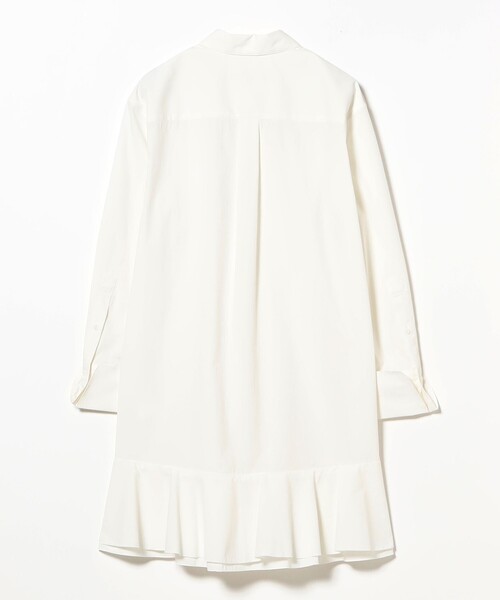 Demi-Luxe BEAMS（デミルクス ビームス）の「【1/15再値下げ】フリルヘム シャツ ワンピース（ワンピース・レディース・ブラック/オフホワイト・ONE SIZE）」の17枚目の写真