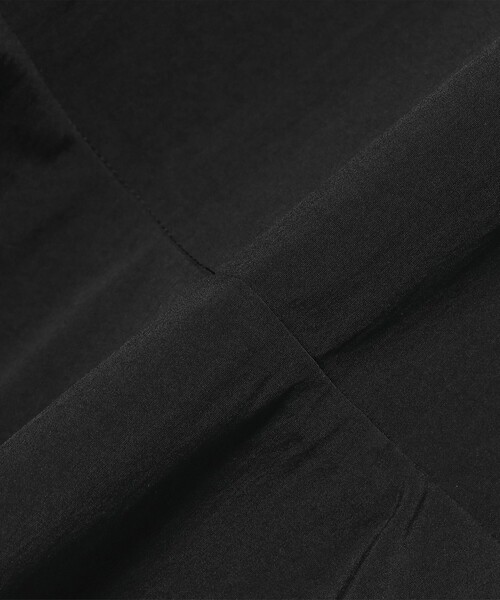 Demi-Luxe BEAMS（デミルクス ビームス）の「【1/15再値下げ】フリルヘム シャツ ワンピース（ワンピース・レディース・ブラック/オフホワイト・ONE SIZE）」の8枚目の写真