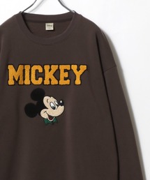 Disney（ディズニー）の「Disney/ディズニー ミッキー トイストーリー ベイマックス 101匹わんちゃん  オーバーサイズ 裏起毛 サガラ刺繍 プリントスウェットトレーナー レディース メンズ（スウェット・レディース）」