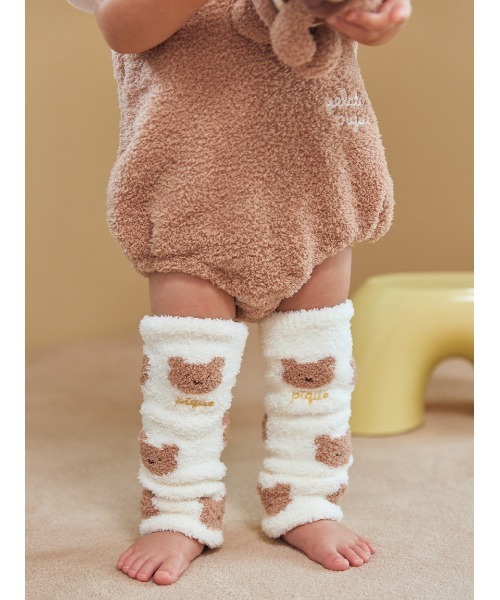 BABY】ベビモコはちみつベアロンパース（ロンパース）｜gelato pique