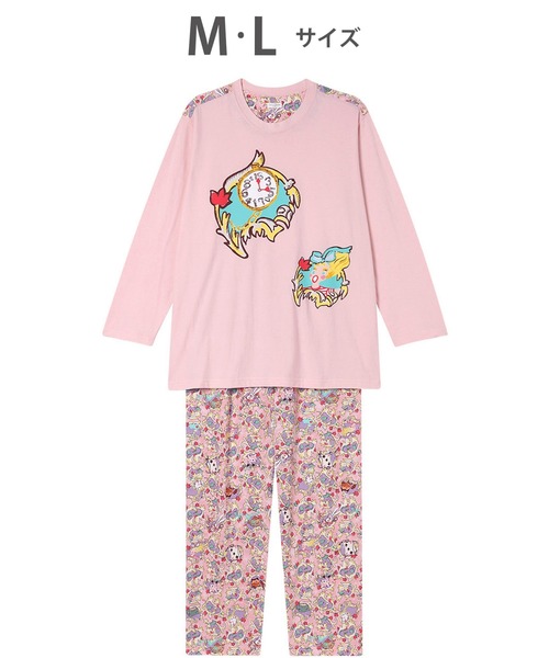 tsumori chisato SLEEP(ツモリチサト スリープ)の「綿100%(本体) パジャマ 長袖 長ズボン(ルームウェア/パジャマ・レディース・ピンク系その他/グリーン系その他・M/L)」の1枚目の写真