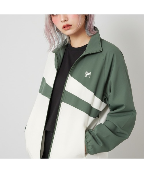 FILA（フィラ）の「WIND TRACK TOP（その他アウター・メンズ・ブラック/ネイビー/グリーン・XL/L/M）」の2枚目の写真