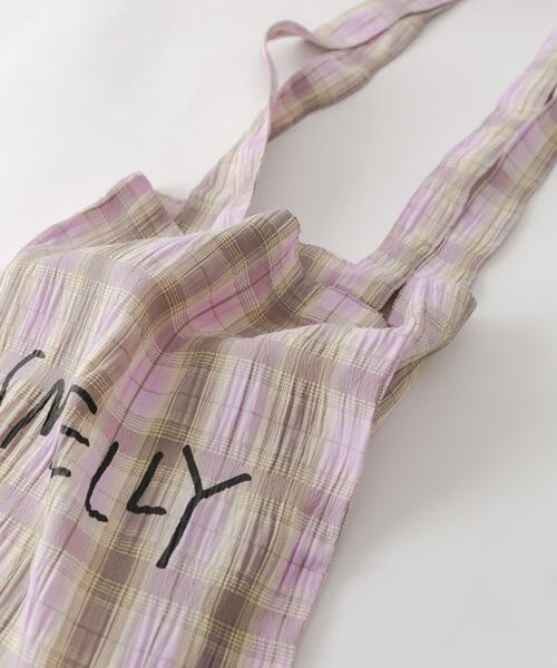 SMELLY（スメリー）の「プリントトートバッグS（トートバッグ・レディース・ブラック/イエロー系その他/ブルー系その他/ベージュ系その他/ホワイト系その他・SMALL）」の8枚目の写真