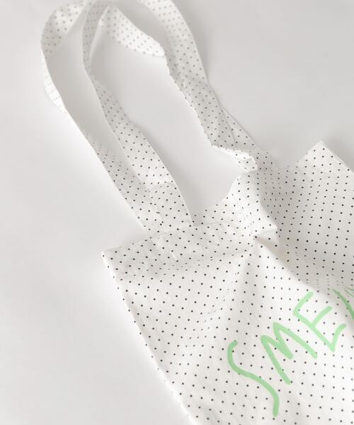 SMELLY（スメリー）の「プリントトートバッグS（トートバッグ・レディース・ブラック/イエロー系その他/ブルー系その他/ベージュ系その他/ホワイト系その他・SMALL）」の15枚目の写真