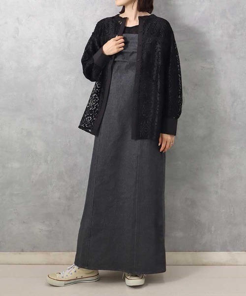 Bleu Bleuet(ブルーブルーエ)の「【ZOZO限定】レーススタンドシャツ(シャツ/ブラウス・レディース・ブラック/オフホワイト・FREE)」の19枚目の写真