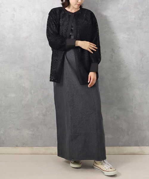 Bleu Bleuet(ブルーブルーエ)の「【ZOZO限定】レーススタンドシャツ(シャツ/ブラウス・レディース・ブラック/オフホワイト・FREE)」の20枚目の写真