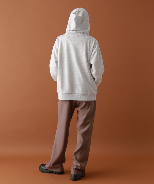 RED KAP(レッドキャップ)の「【RED KAP】別注/スウェットジップパーカー(パーカー・レディース・ブラック/ライトグレー/レッド・FREE)」の5枚目の写真