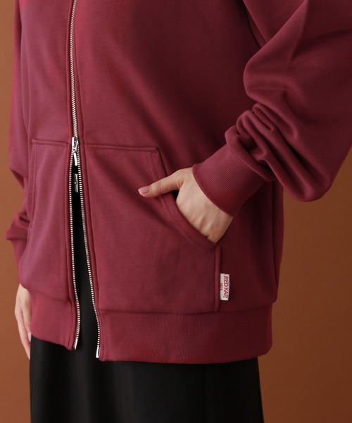 RED KAP(レッドキャップ)の「【RED KAP】別注/スウェットジップパーカー(パーカー・レディース・ブラック/ライトグレー/レッド・FREE)」の10枚目の写真