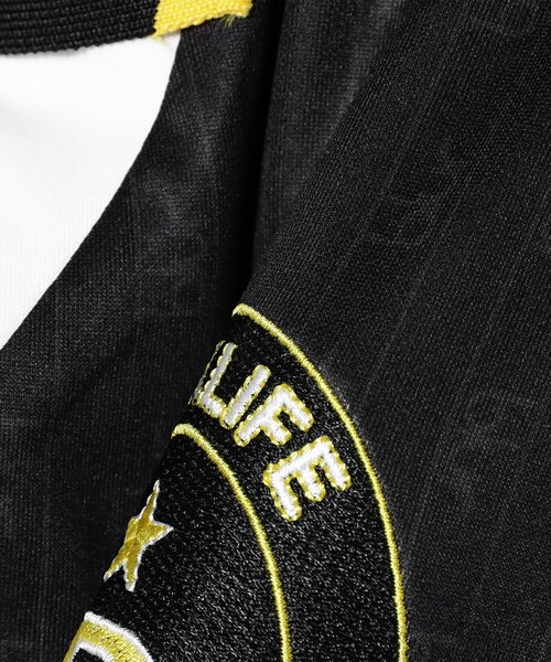 F-LAGSTUF-F（フラグスタフ）の「F-LAGSTUF-F / SOCCER SHIRT(xblur)（Tシャツ/カットソー・メンズ・ブラック・M/L/XL）」の7枚目の写真