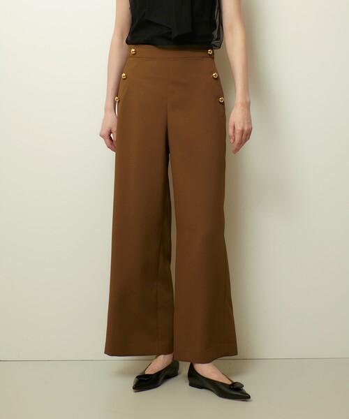 allureville(アルアバイル)の「ホローツイルマリンパンツ(その他パンツ・レディース・ブラウン/ネイビー/ベージュ・2/1/0)」の1枚目の写真