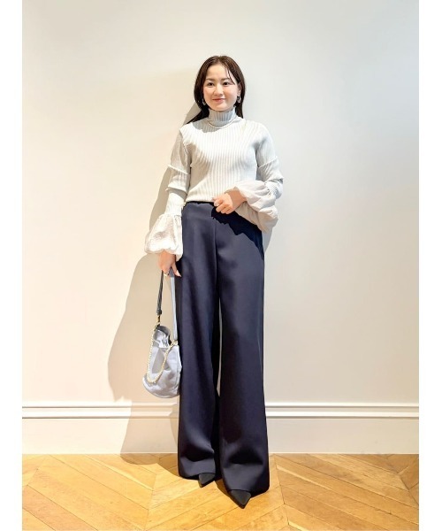 allureville(アルアバイル)の「ホローツイルマリンパンツ(その他パンツ・レディース・ブラウン/ネイビー/ベージュ・2/1/0)」の4枚目の写真